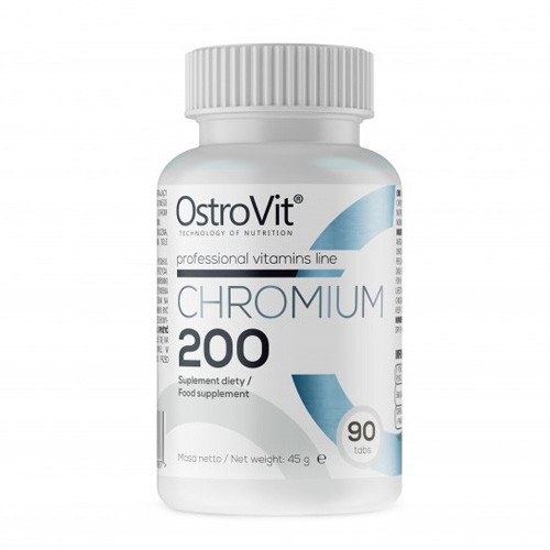 Chromium 200 OstroVit 90 tabs,  мл, OstroVit. Пиколинат хрома. Снижение веса Регуляция углеводного обмена Уменьшение аппетита 