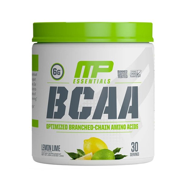 MusclePharm BCAA MusclePharm Essentials BCAA, 215 грамм Лимон-лайм (234 грамм), , 215  грамм