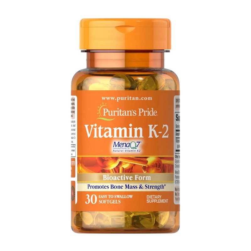 Puritan's Pride Витамин K Puritan's Pride Vitamin K-2 50 mcg 30 капсул, , 