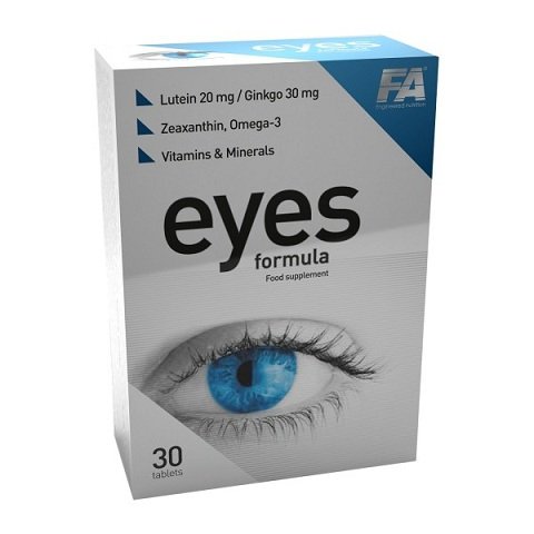 Eyes Formula, 30 piezas, Fitness Authority. Suplementos especiales. 
