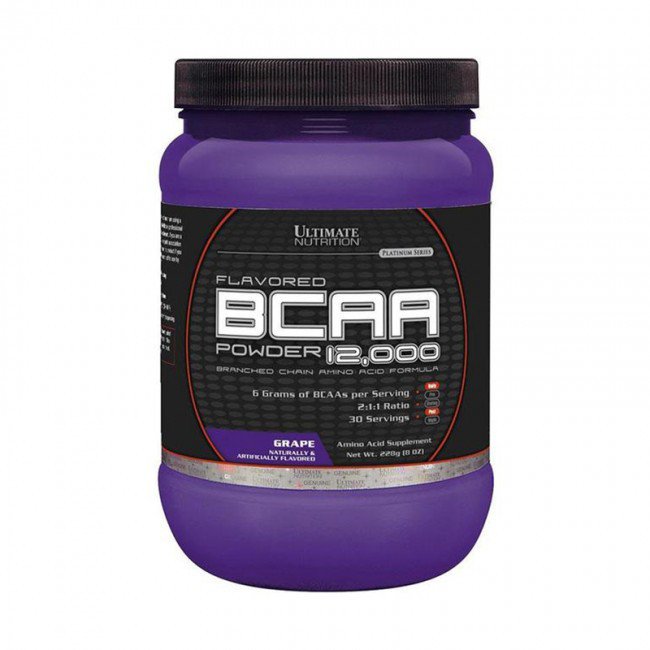 BCAA 12,000 Flavored Powder Ultimate Nutrition 228 g,  ml, Ultimate Nutrition. BCAA. Weight Loss recuperación Anti-catabolic properties Lean muscle mass 