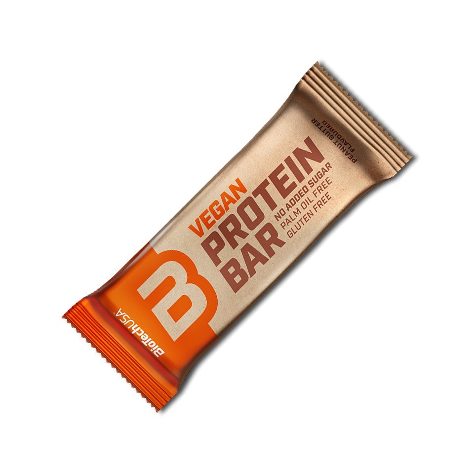 Батончик BioTech Vegan Protein Bar, 50 грамм Арахисовое  масло СРОК 02.22,  ml, BioTech. Bar. 