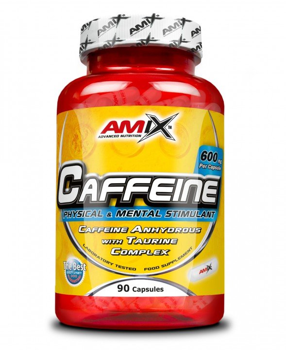 Caffeine, 90 шт, AMIX. Кофеин. Энергия и выносливость Увеличение силы 