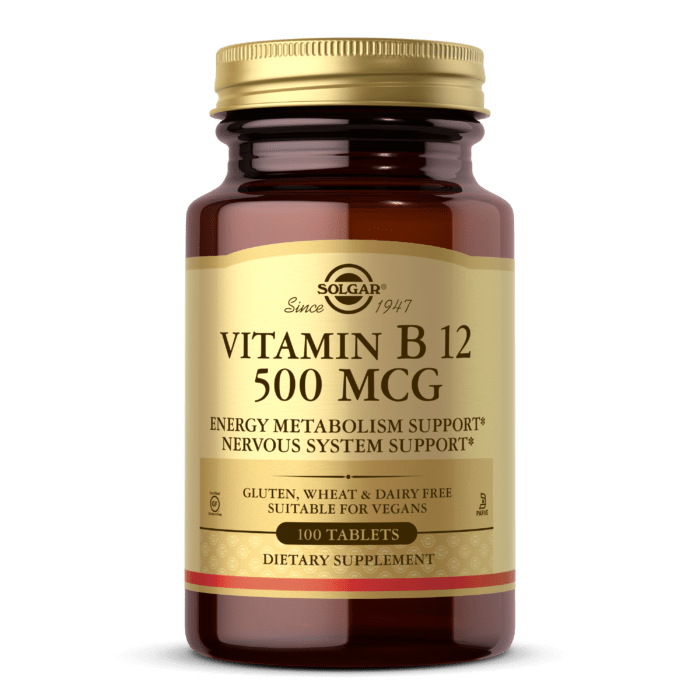 Solgar Витамин Б12 Solgar Vitamin B 12 500 mcg (100 таб) солгар, , 