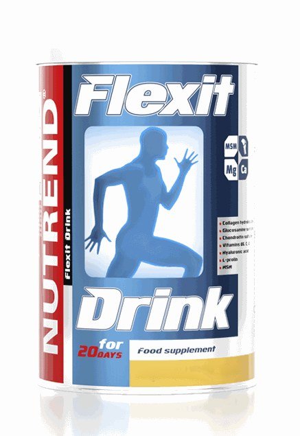 Для суставов и связок Nutrend Flexit Drink, 400 грамм Апельсин,  ml, Nutrend. For joints and ligaments. General Health Ligament and Joint strengthening 
