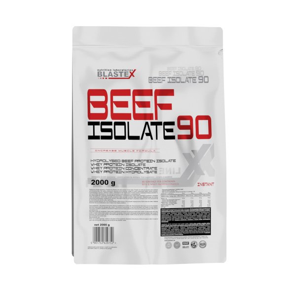 Beef Isolate 90, 2000 g, Blastex. Proteinas de carne de vaca. 
