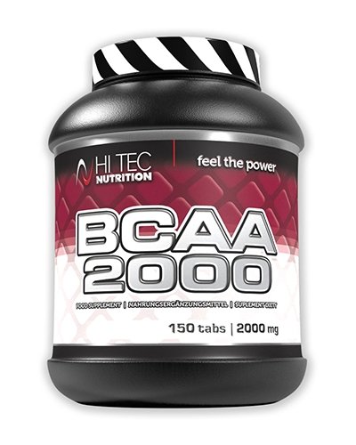 BCAA 2000, 150 pcs, Hi Tec. BCAA. Weight Loss recovery Anti-catabolic properties Lean muscle mass 