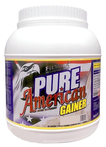 Гейнер FitMax Pure American Gainer, 2.2 кг Шоколад,  ml, FitMax. Gainer. Mass Gain Energy & Endurance recovery 