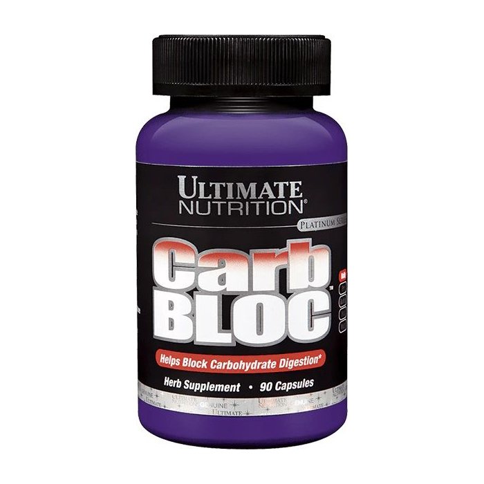 Ultimate Nutrition Натуральная добавка Ultimate Carb Bloc 500 mg, 90 капсул, , 