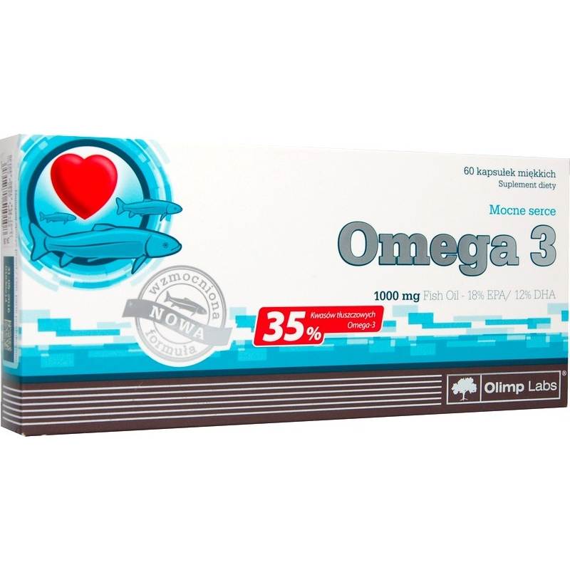 NZMP Жирные кислоты Olimp Omega 3 35%, 60 капсул, , 
