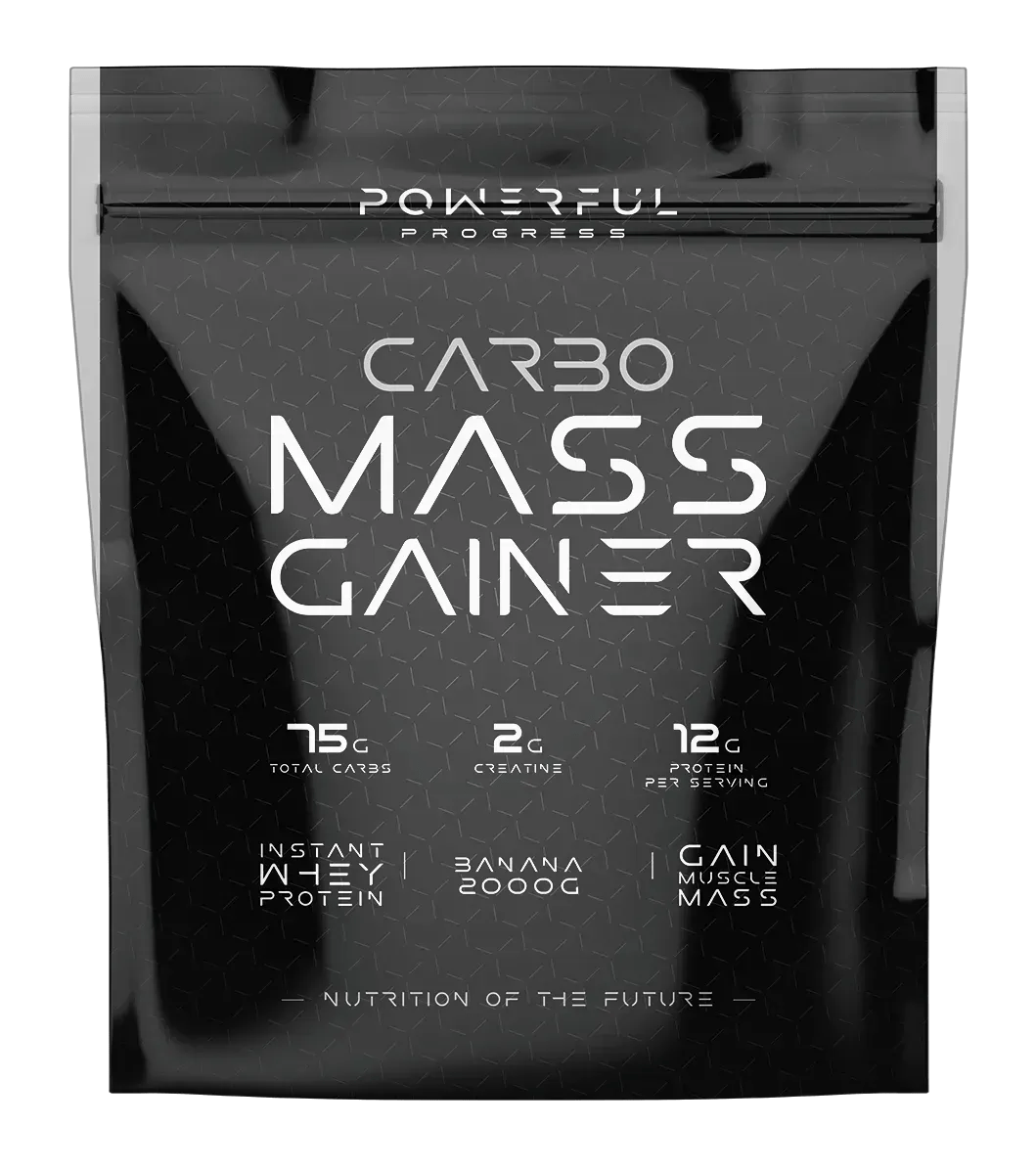 Powerful Progress Гейнер Powerful Progress Carbo Mass Gainer 2000 г Банан, , 2000 г