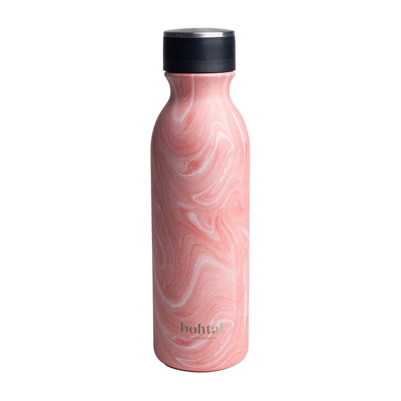 Бутылка Smart Shake Bohtal Insulated 600 мл, Pink Marble,  ml, SmartShake. Frascos. 