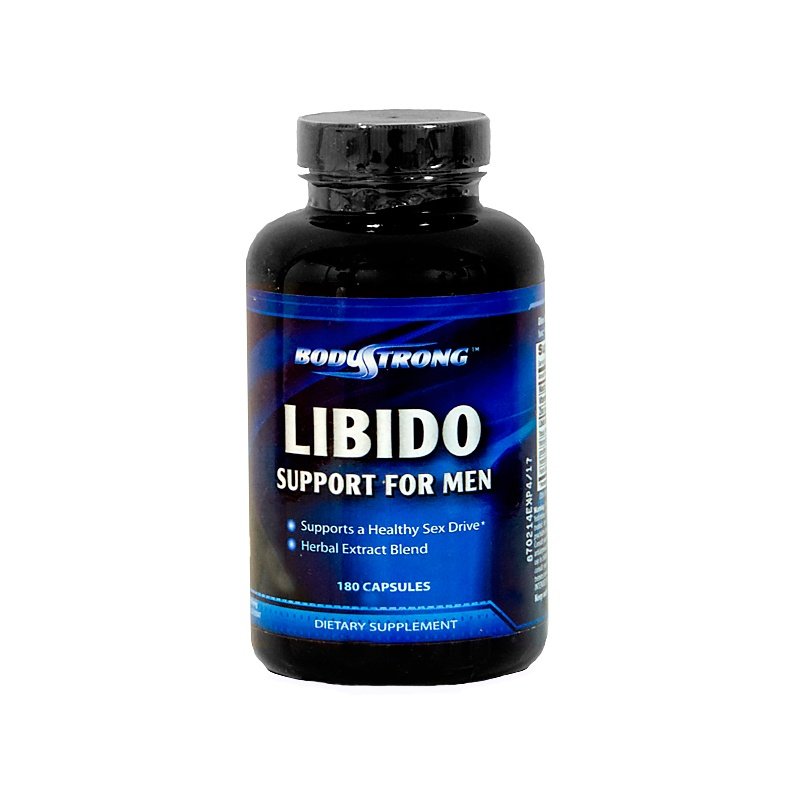 Libido Support for Men, 180 шт, BodyStrong. Бустер тестостерона. Поддержание здоровья Повышение либидо Aнаболические свойства Повышение тестостерона 