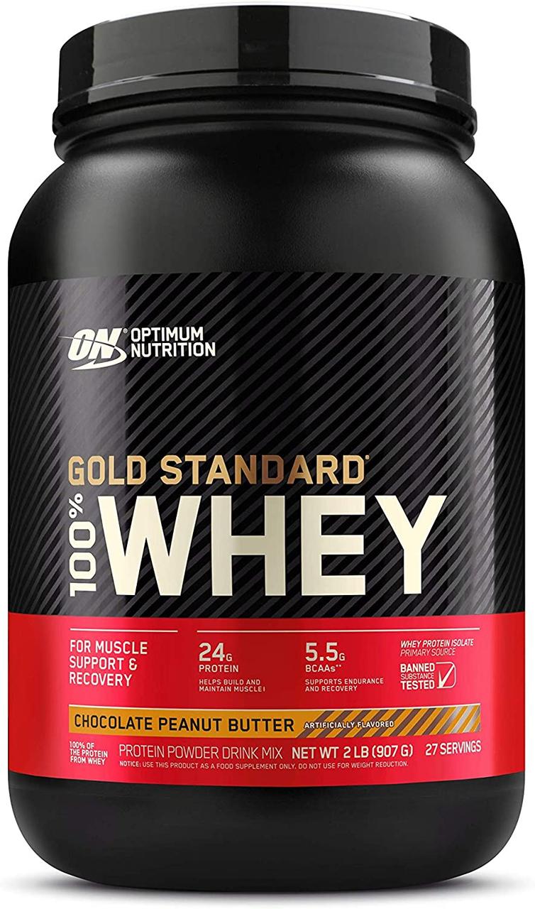 Optimum Nutrition Сывороточный протеин изолят Optimum Nutrition 100% Whey Gold Standard (0,9 кг) оптимум вей голд стандарт  chocolate mint, , 0.9 
