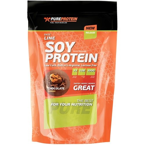 Soy Protein, 1000 g, Pure Protein. Proteína de soja. 