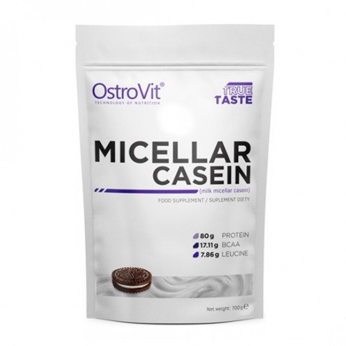 Протеин OstroVit Micellar Casein, 700 грамм Печенье-крем,  ml, OstroVit. Proteína. Mass Gain recuperación Anti-catabolic properties 