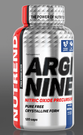 Arginine, 120 pcs, Nutrend. Arginine. recovery Immunity enhancement Muscle pumping Antioxidant properties Lowering cholesterol Nitric oxide donor 