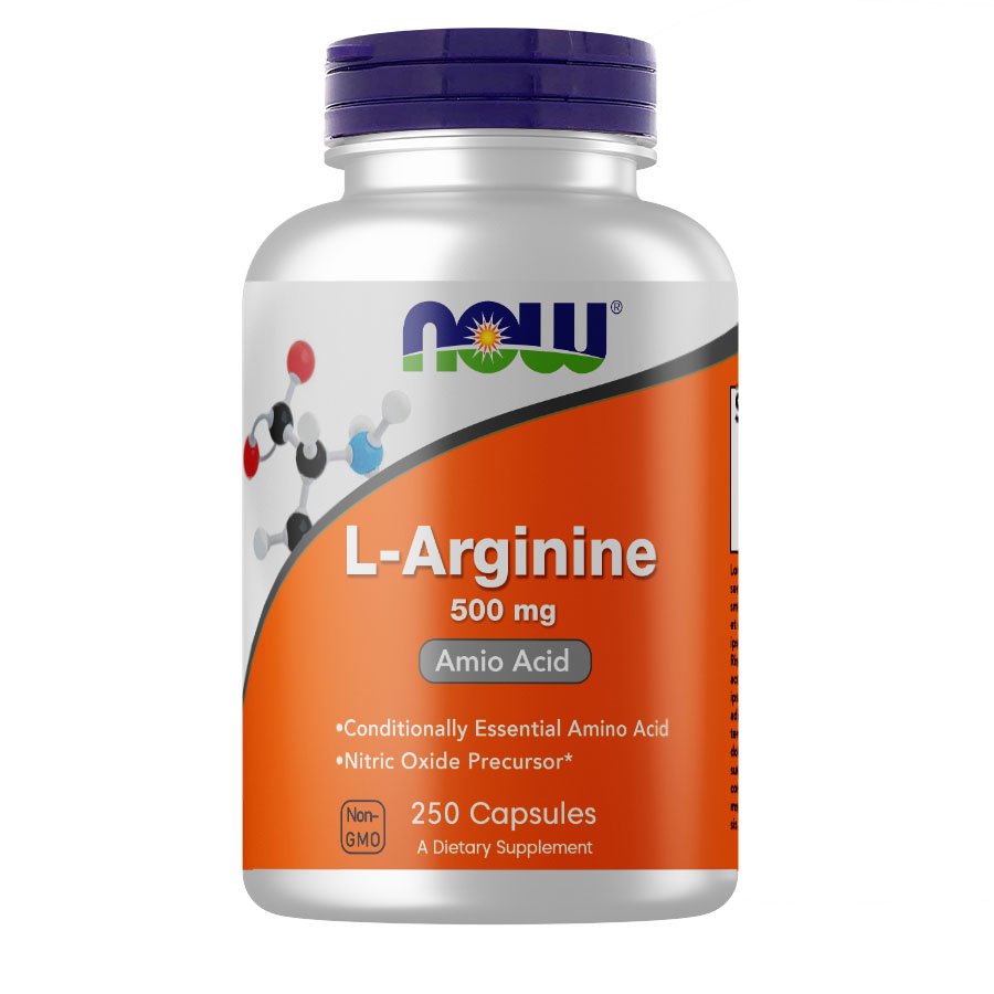 Аминокислота NOW L-Arginine 500 mg, 250 капсул,  ml, Now. Aminoácidos. 