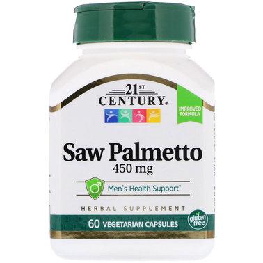 21st Century 21st Century Saw Palmetto 450 mg 60 VCaps, , 60 шт.