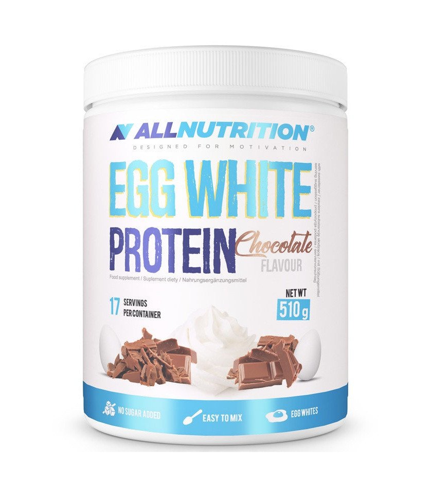 Яичный протеин AllNutrition EGG White Protein (510 г) олл нутришн Chocolate,  мл, AllNutrition. Яичный протеин. 