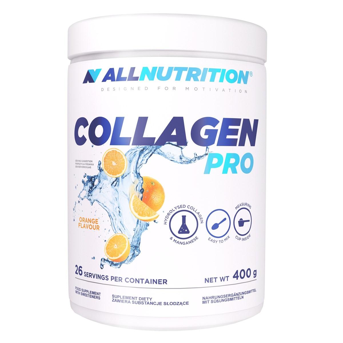 Коллаген AllNutrition Collagen Pro (400 г) алл нутришн Orange,  мл, AllNutrition. Коллаген. Поддержание здоровья Укрепление суставов и связок Здоровье кожи 