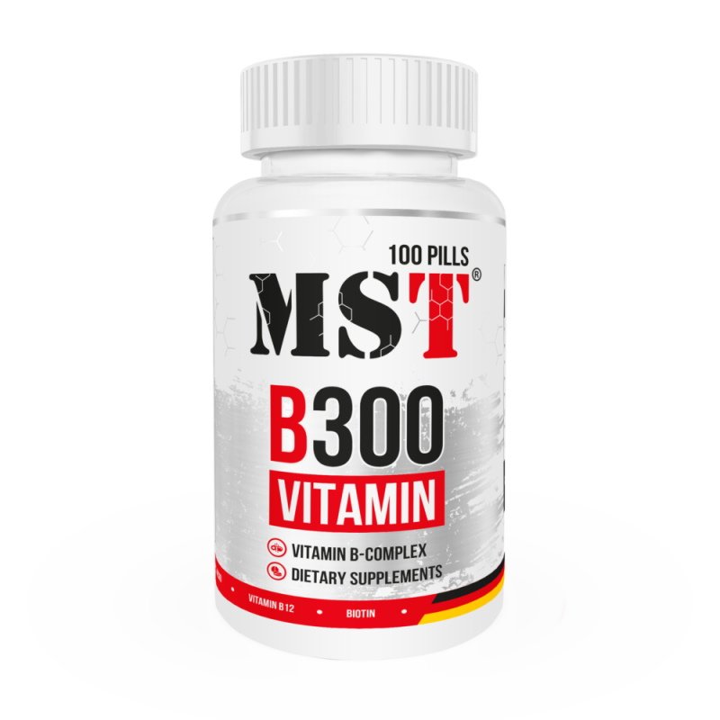 Витамины и минералы MST B-Complex, 100 таблеток,  ml, MST Nutrition. Vitamins and minerals. General Health Immunity enhancement 