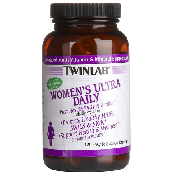 Women's Ultra Daily, 120 pcs, Twinlab. Vitamin Mineral Complex. General Health Immunity enhancement 