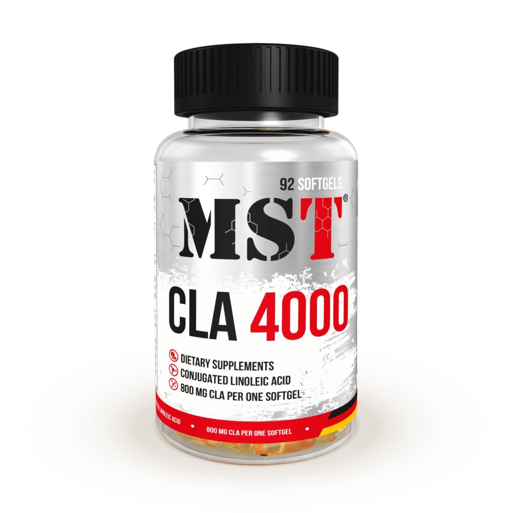 Жиросжигатель MST CLA 4000, 92 капсулы,  ml, MST Nutrition. Fat Burner. Weight Loss Fat burning 
