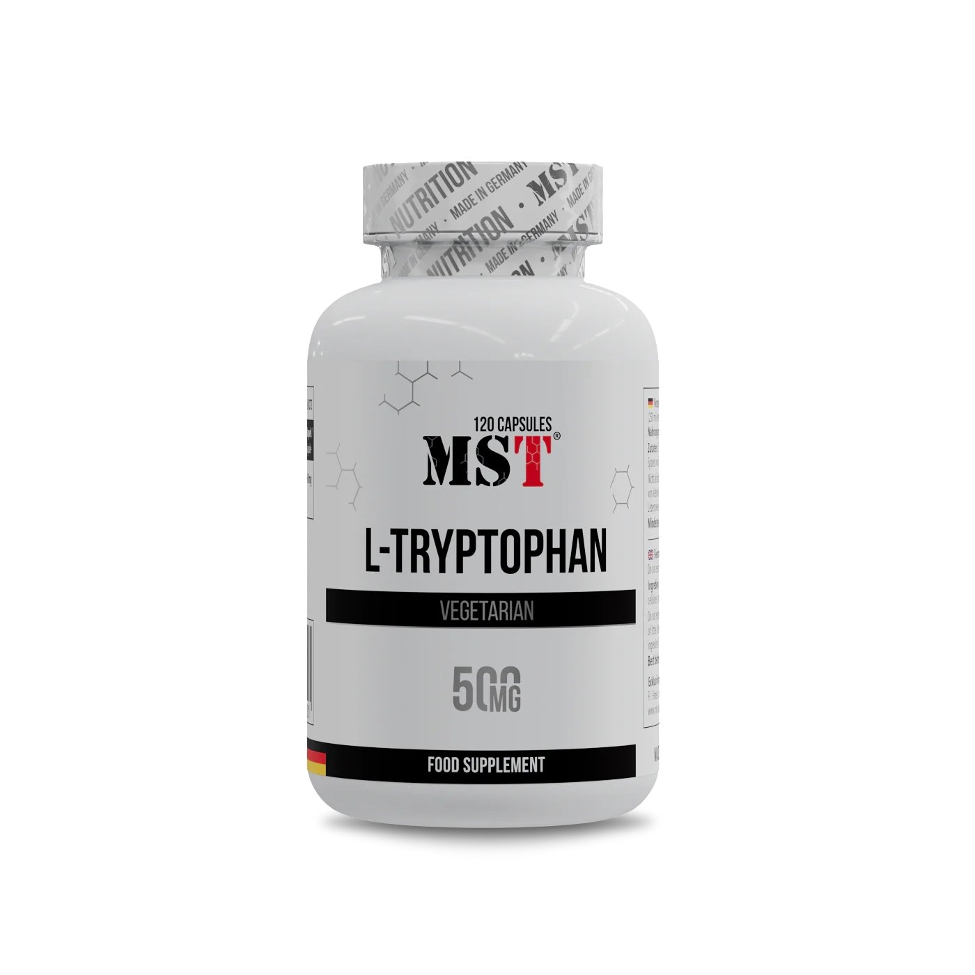 Аминокислота MST L-Tryptophan 500, 120 капсул,  ml, MST Nutrition. Aminoácidos. 
