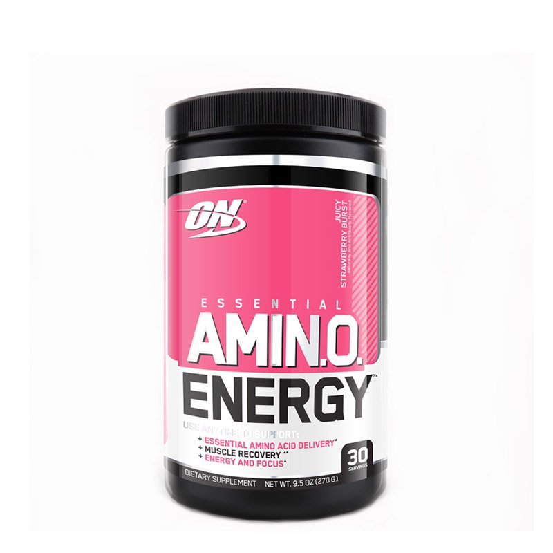 Предтренировочный комплекс Optimum Essential Amino Energy, 270 грамм Клубника,  ml, Optimum Nutrition. Pre Workout. Energy & Endurance 