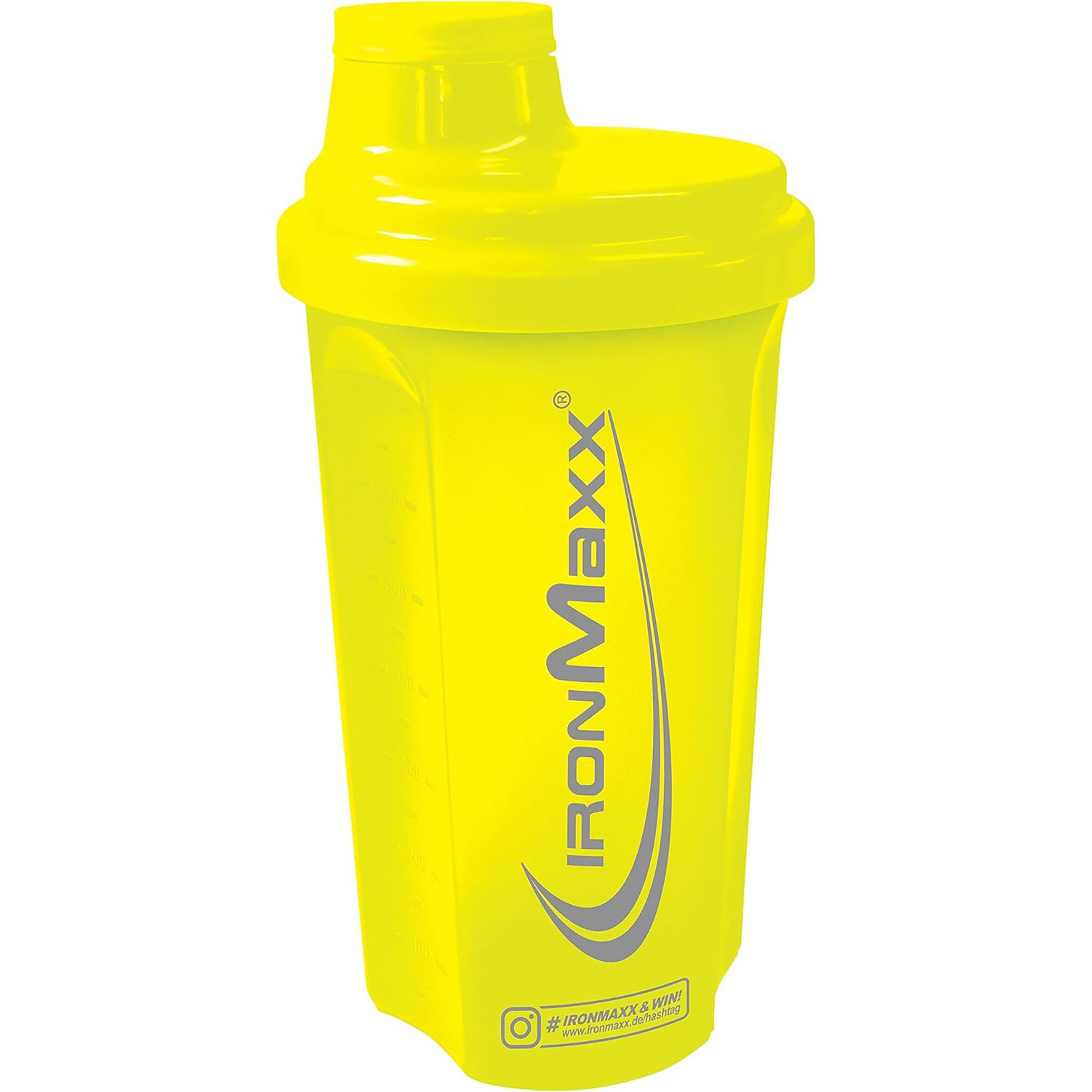 Шейкер IronMaxx (закрутка/сетка), 700 мл, Killer Yellow,  ml, IronMaxx. Shaker. 