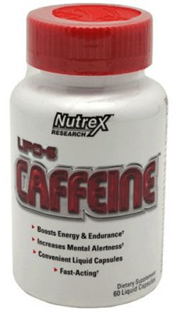 Lipo-6 Caffeine, 60 шт, Nutrex Research. Кофеин. Энергия и выносливость Увеличение силы 