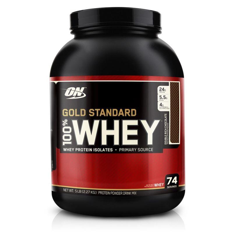 100% Whey Gold Standard Optimum Nutrition (США) 2270 g,  ml, Optimum Nutrition. Proteína. Mass Gain recuperación Anti-catabolic properties 
