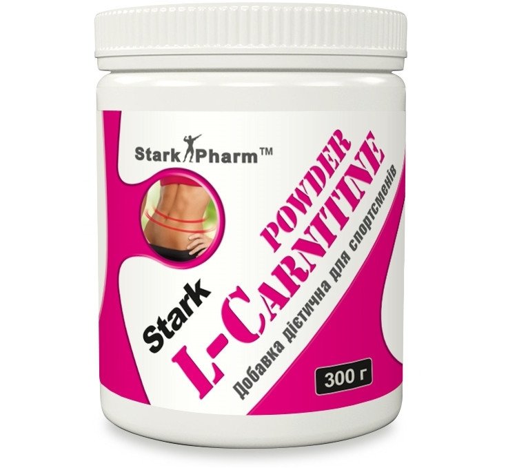 Л-карнитин Stark Pharm Stark L-Carnitine Powder - 300g старк фарм,  мл, Stark Pharm. L-карнитин. Снижение веса Поддержание здоровья Детоксикация Стрессоустойчивость Снижение холестерина Антиоксидантные свойства 