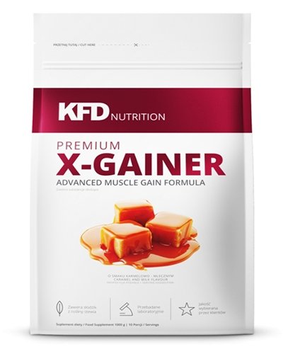 Premium X-Gainer, 1000 г, KFD Nutrition. Гейнер. Набор массы Энергия и выносливость Восстановление 