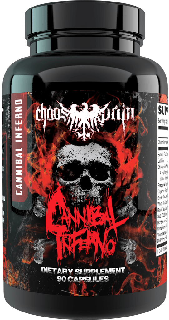 Cannibal Inferno, 90 pcs, Chaos and Pain. Thermogenic. Weight Loss Fat burning 