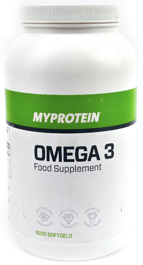 Omega 3, 1000 pcs, MyProtein. Omega 3 (Fish Oil). General Health Ligament and Joint strengthening Skin health CVD Prevention Anti-inflammatory properties 