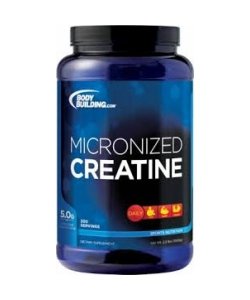 Micronized Creatine, 500 г, Bodybuilding.com. Креатин моногидрат. Набор массы Энергия и выносливость Увеличение силы 