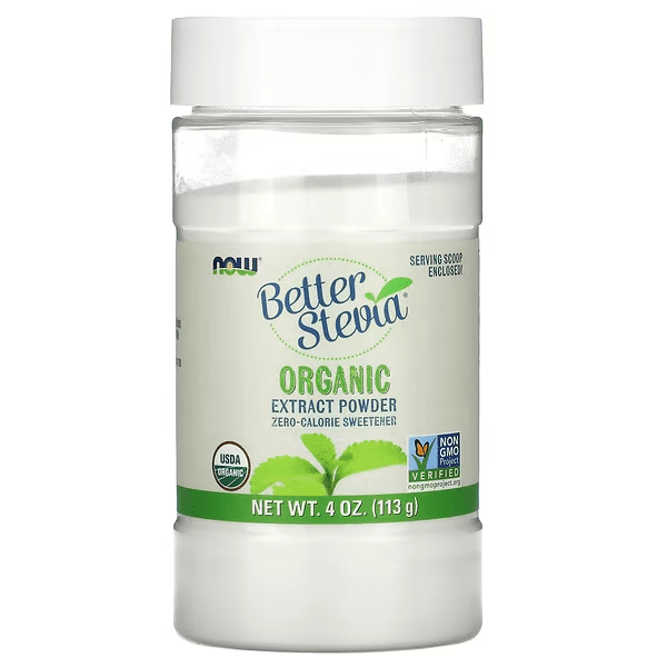 Сахарозаменитель Better Stevia Extract Powder NOW Foods 113 g,  мл, Now. Заменитель питания. 