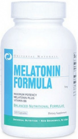 Melatonin Formula, 120 шт, Universal Nutrition. Мелатонин. Улучшение сна Восстановление Укрепление иммунитета Поддержание здоровья 