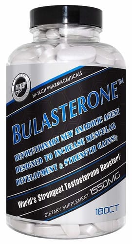 Bulasterone, 180 pcs, Hi-Tech Pharmaceuticals. Testosterone Booster. General Health Libido enhancing Anabolic properties Testosterone enhancement 