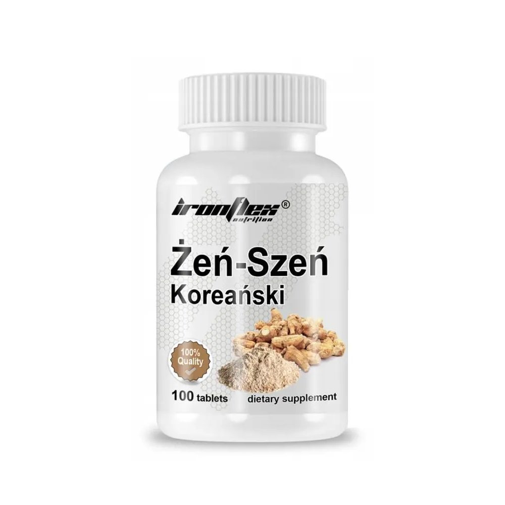 Натуральная добавка IronFlex Zen-Szen Koreanski, 100 таблеток,  мл, IronFlex. Hатуральные продукты. Поддержание здоровья 