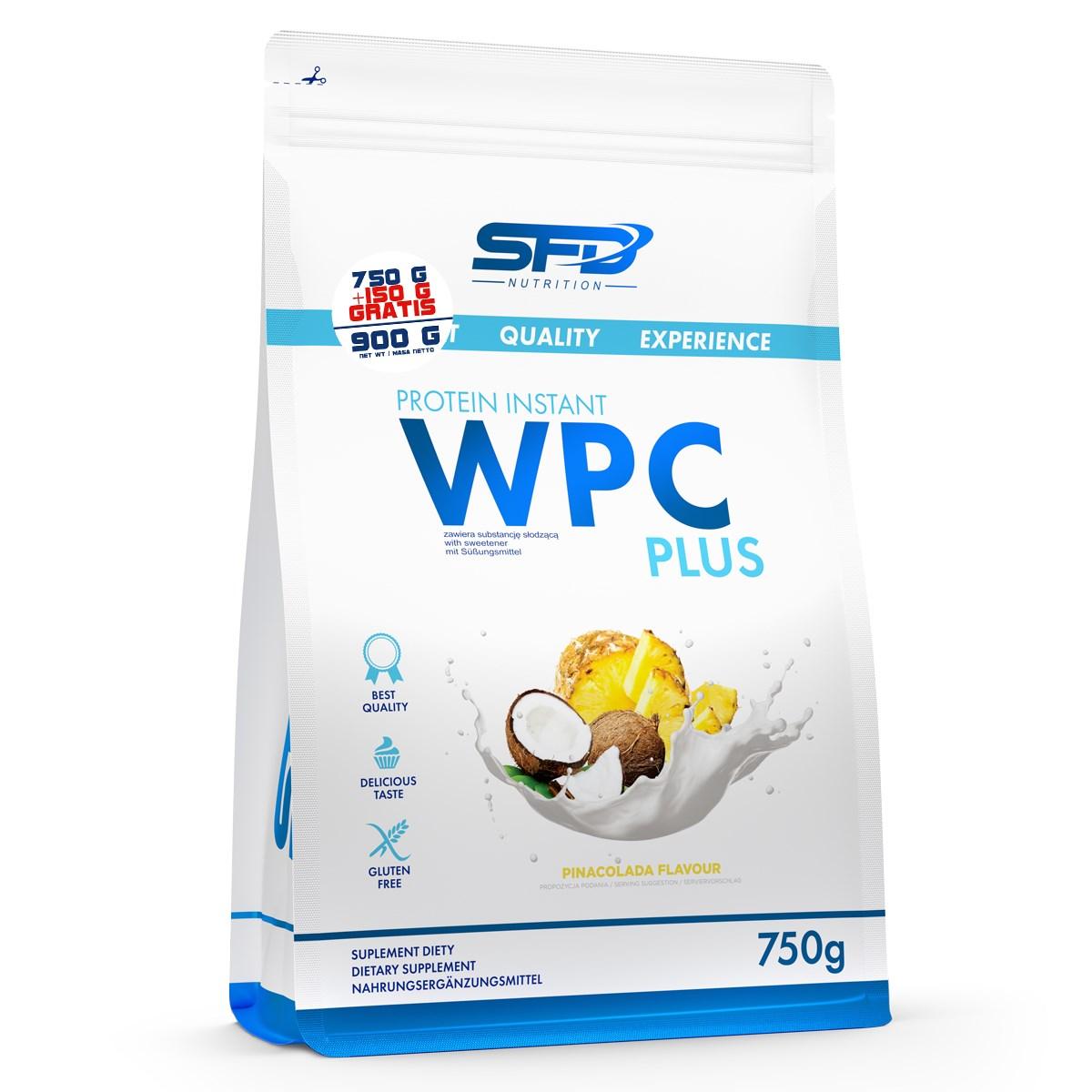 Сывороточный протеин концентрат SFD Nutrition WPC Plus 750 грамм Клубника,  мл, SFD Nutrition. Сывороточный концентрат. Набор массы Восстановление Антикатаболические свойства 