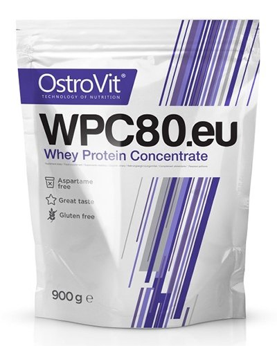 WPC80.eu, 900 g, OstroVit. Whey Concentrate. Mass Gain recovery Anti-catabolic properties 