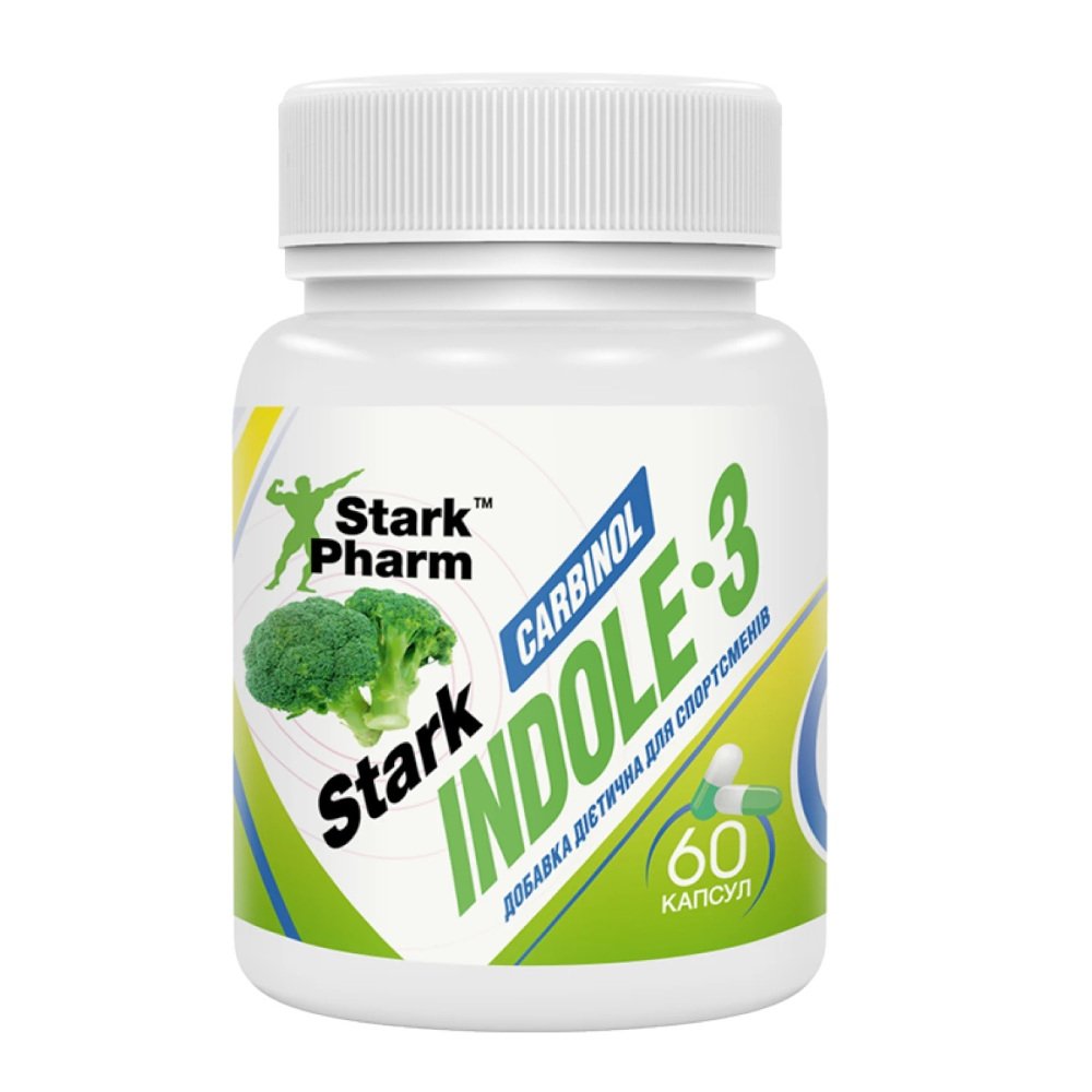 Натуральная добавка Stark Pharm Stark Indole-3 Carbinol, 60 капсул,  мл, Stark Pharm. Hатуральные продукты. Поддержание здоровья 