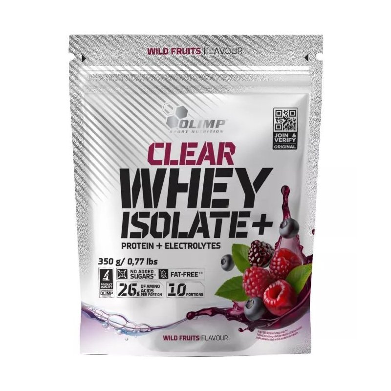 Olimp Labs Протеин Olimp Clear Whey Isolate+, 350 грамм Лесные ягоды, , 350 г