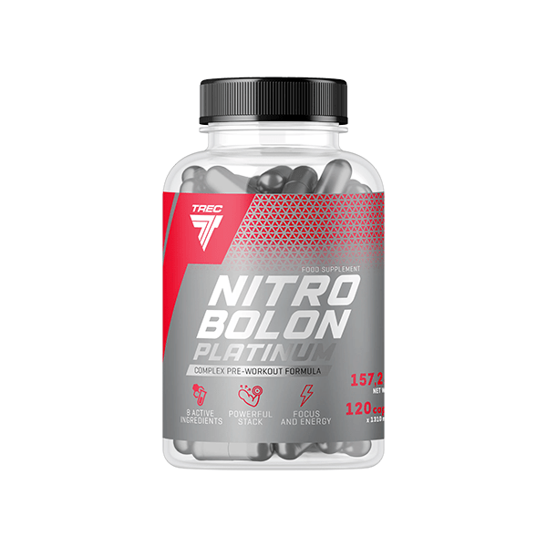 Предтренировочный комплекс Trec Nutrition Nitrobolon Platinum, 120 капсул,  ml, Trec Nutrition. Pre Workout. Energy & Endurance 