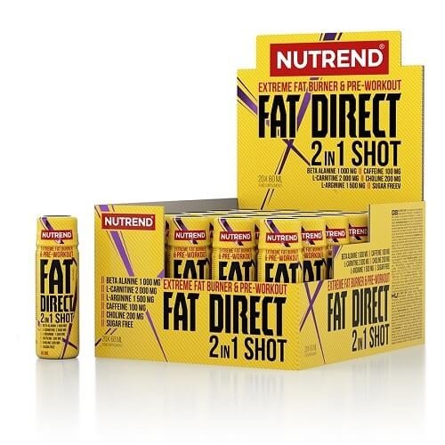Жиросжигатель Nutrend Fat Direct Shot 60 ml,  ml, Nutrend. Fat Burner. Weight Loss Fat burning 