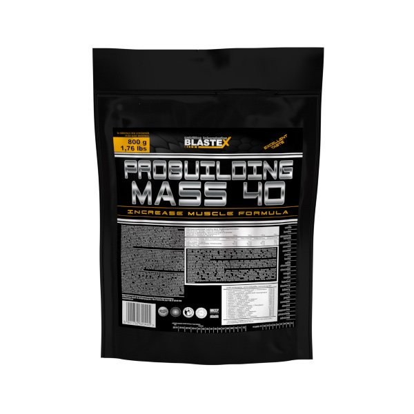 Probuilding Mass 40, 800 g, Blastex. Gainer. Mass Gain Energy & Endurance स्वास्थ्य लाभ 