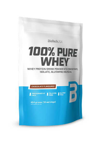 BioTech Сывороточный протеин концентрат BioTech 100% Pure Whey (454 г) биотеч пур вей biscuit, , 0.454 